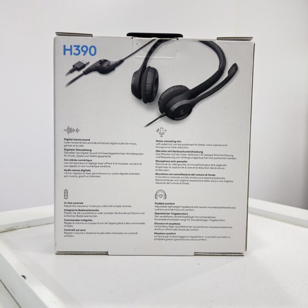LOGITECH H390 USB  HEADSET WITH NOISE-CANCELLING MIC