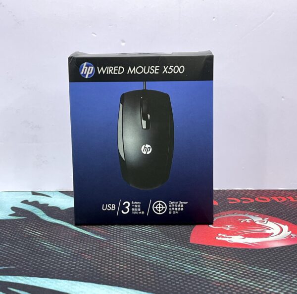 HP X500 Optical wired mouse