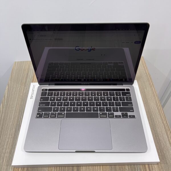Apple MacBook Pro 13.3-Inch (Model A2338, Late 2020) | Apple M1 Chip (8-Core CPU & 8-Core GPU) | 16GB Unified RAM | 512GB SSD Storage | Retina Display 2560×1600 | macOS Sequoia 15.3 | Space Gray | Thunderbolt / USB 4 | Wi-Fi 6 | Bluetooth 5.0 | Backlit Magic Keyboard | All-Day Battery Life