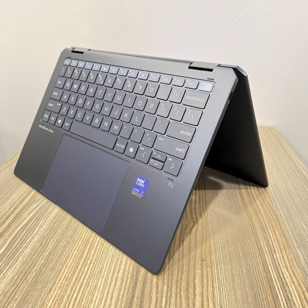 HP OMNIBOOK ULTRA FLIP 14-FH0013NIA – INTEL CORE ULTRA 7 | 16GB LPDDR5X RAM | 1TB SSD | 14” 3K OLED MULTITOUCH DISPLAY (48–120HZ) | 9MP IR AI CAMERA | WINDOWS 11 PRO | SLIM BLUE 2-IN-1 CONVERTIBLE