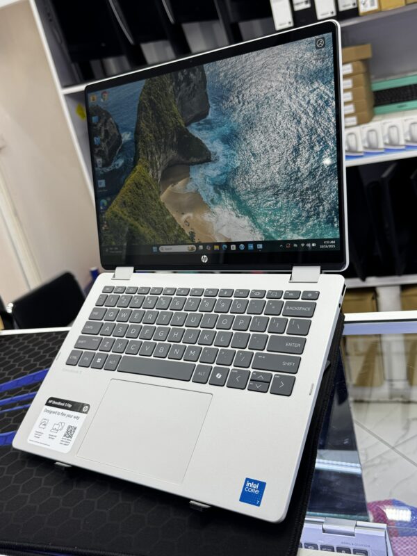 HP OMNIBOOK 5 FLIP 14-FP0023DX – INTEL CORE 7 150U | 16GB LPDDR5 RAM | 512GB SSD | 14” 2K TOUCHSCREEN | WINDOWS 11 | 2-IN-1 CONVERTIBLE | OFFICE 2021 | BACKLIT KEYBOARD | 5MP IR CAMERA