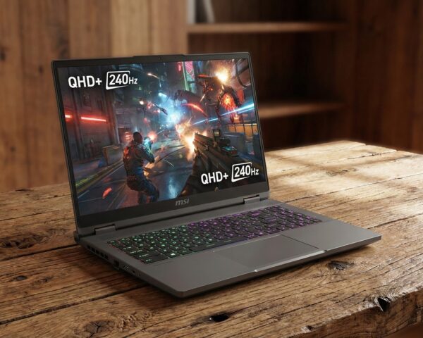 MSI VECTOR 16″ QHD+ 240HZ GAMING LAPTOP | AMD RYZEN 9 8940HX, 16-CORE / 32-THREAD CPU | NVIDIA GEFORCE RTX 5070 TI 12GB GDDR7 GPU | 16GB DDR5 RAM | 1TB NVME SSD | 16″ QHD+ (2560×1600) IPS DISPLAY | 240HZ REFRESH RATE