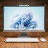 ASUS V440 23.8" FHD All-in-One Desktop PC | Intel Core i7-13320H | 8GB DDR5 RAM | 512GB NVMe PCIe 4.0 SSD | Wi-Fi 6 | Windows 11 Pro - Sandstone White image 1