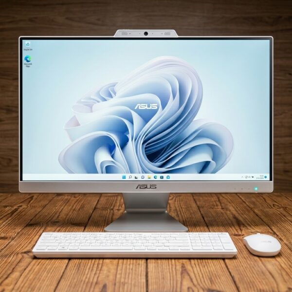 ASUS V440 23.8" FHD All-in-One Desktop PC | Intel Core i7-13320H | 8GB DDR5 RAM | 512GB NVMe PCIe 4.0 SSD | Wi-Fi 6 | Windows 11 Pro - Sandstone White
