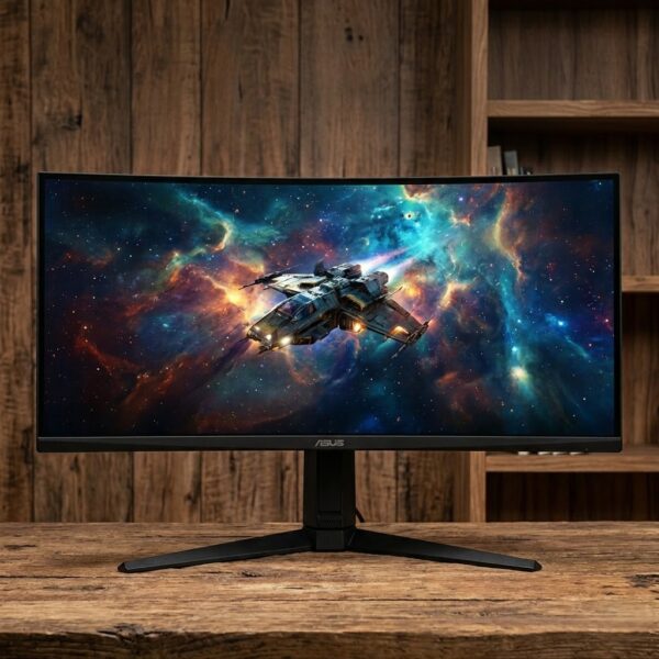 ASUS TUF Gaming VG34VQL3A 34" Curved Ultrawide Monitor | WQHD, 180Hz, 1ms, FreeSync & G-Sync Compatible