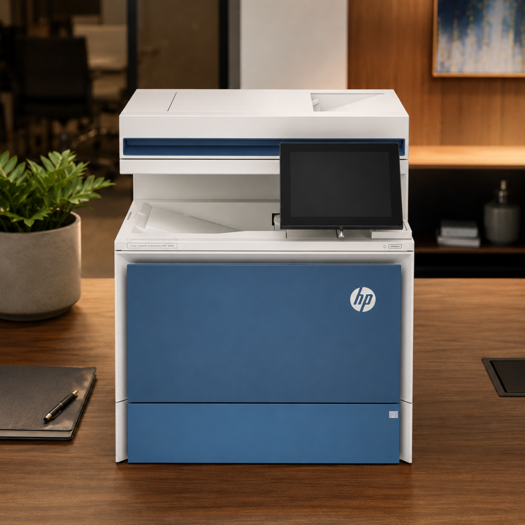HP COLOR LASERJET ENTERPRISE MFP 5800DN MULTIFUNCTION PRINTER SERIES WITH COLOR LASER PRINT COPY SCAN AUTO DUPLEX AND GIGABIT ETHERNET