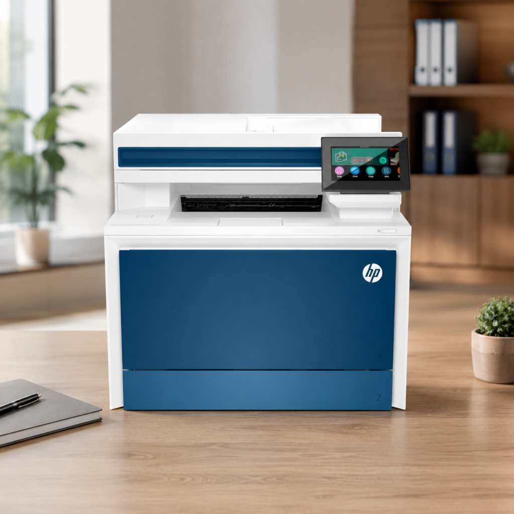 HP COLOR LASERJET PRO MFP 4303FDN PRINTER  WITH COLOR LASER PRINT COPY SCAN FAX AUTO DUPLEX AND ETHERNET
