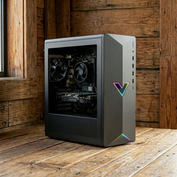 HP Victus 15L TG02 Gaming Desktop - Intel Core i5-13400F, 16GB RAM, 512GB SSD + 1TB HDD, NVIDIA RTX 4060 8GB, Windows 11