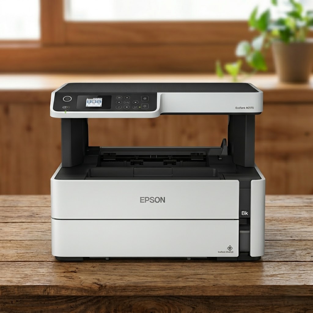Epson EcoTank M2170 Monochrome Ink Tank Printer - Print, Copy, Scan, Auto Duplex, Wi-Fi & Ethernet