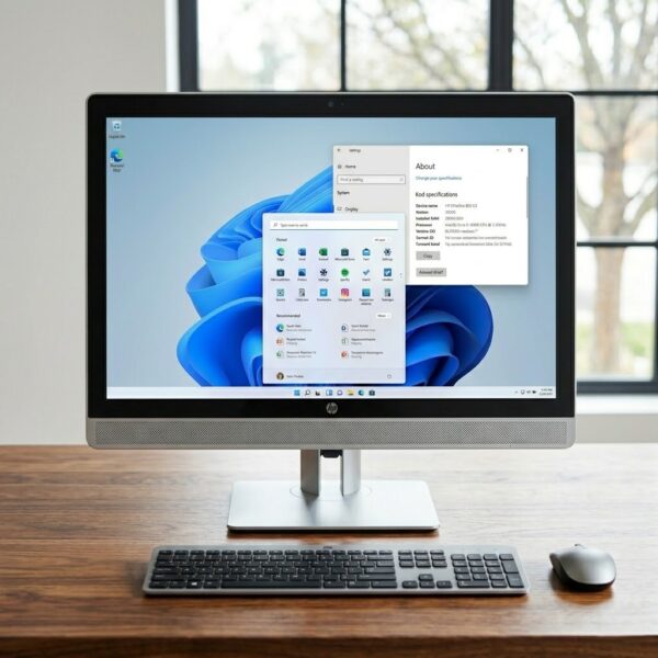 HP EliteOne 800 G3 23.8" Non-Touch All-in-One Desktop - Intel Core i5 6th Gen, 8GB RAM, 256GB SSD, Windows 11 Pro