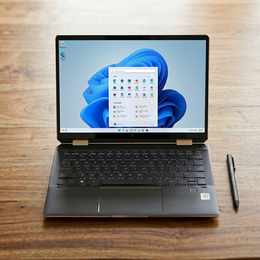 HP Spectre x360 14T-EU0097NR – Intel Core Ultra 7 155H, 16GB LPDDR5x, 1TB Gen4 SSD, 14” 3K OLED 120Hz Touchscreen, HP Pen, Nightfall Black