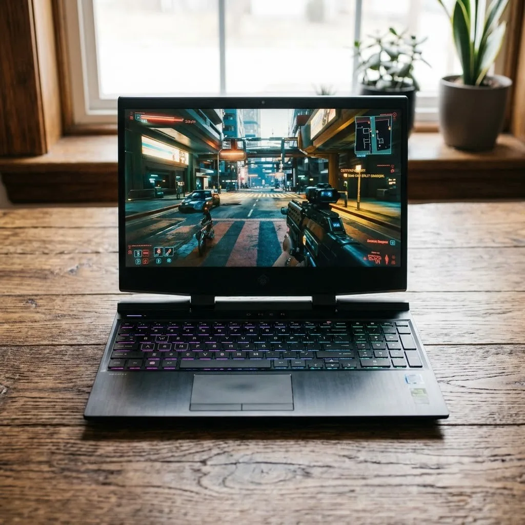HP OMEN 15-DH GAMING LAPTOP CORE i7-9750H 16GB RAM 512GB SSD RTX 2070 8GB 15.6 INCH
