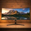 JS Nova Edge 40 Auren Series 40 Inch 5K Ultra Wide Curved Monitor with USB C 120Hz image 1