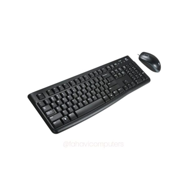 Logitech MK120 | Keyboard and Mouse Combo | Wired USB | Durable Full-Size Office Combo