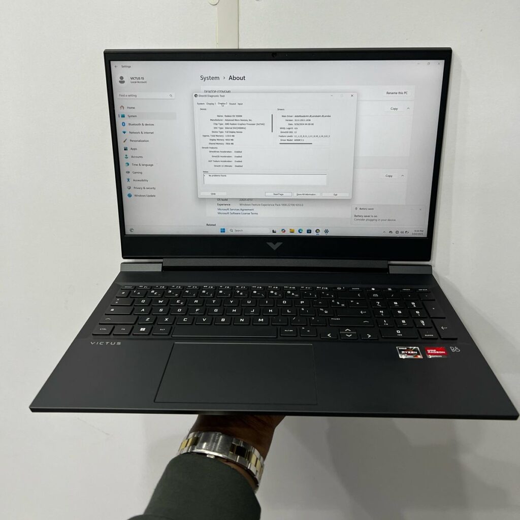 HP Victus 16-e | Gaming Laptop | 16.1-inch Full HD IPS | AMD Ryzen 5 5600H | 16GB | 512GB SSD | AMD Radeon RX 5500M 4GB