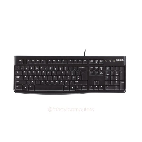 Logitech MK120 | Keyboard and Mouse Combo | Wired USB | Full-Size Spill-Resistant Keyboard