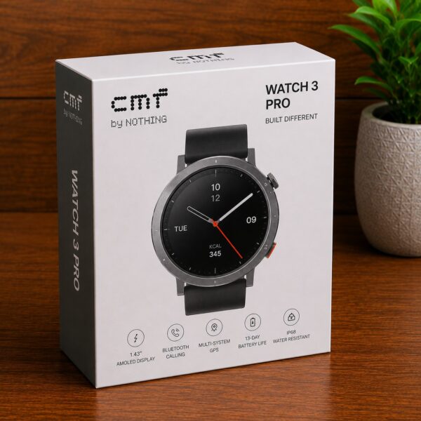 CMF Watch 3 Pro Smartwatch | 1.43" AMOLED | Dual-Band GPS | Bluetooth Calling | 13-Day Battery