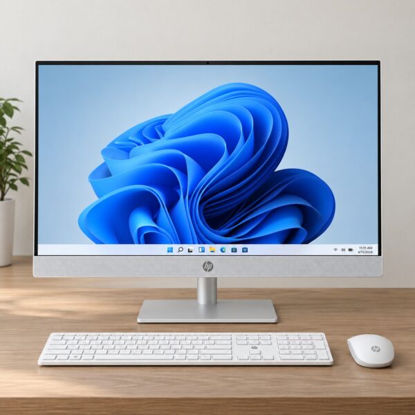 HP All-in-One 24-cr1002i | Intel Core Ultra 7 155U | 16GB DDR5 RAM | 512GB NVMe SSD | 23.8-Inch FHD IPS Non-Touch | Shell White | Nairobi Kenya
