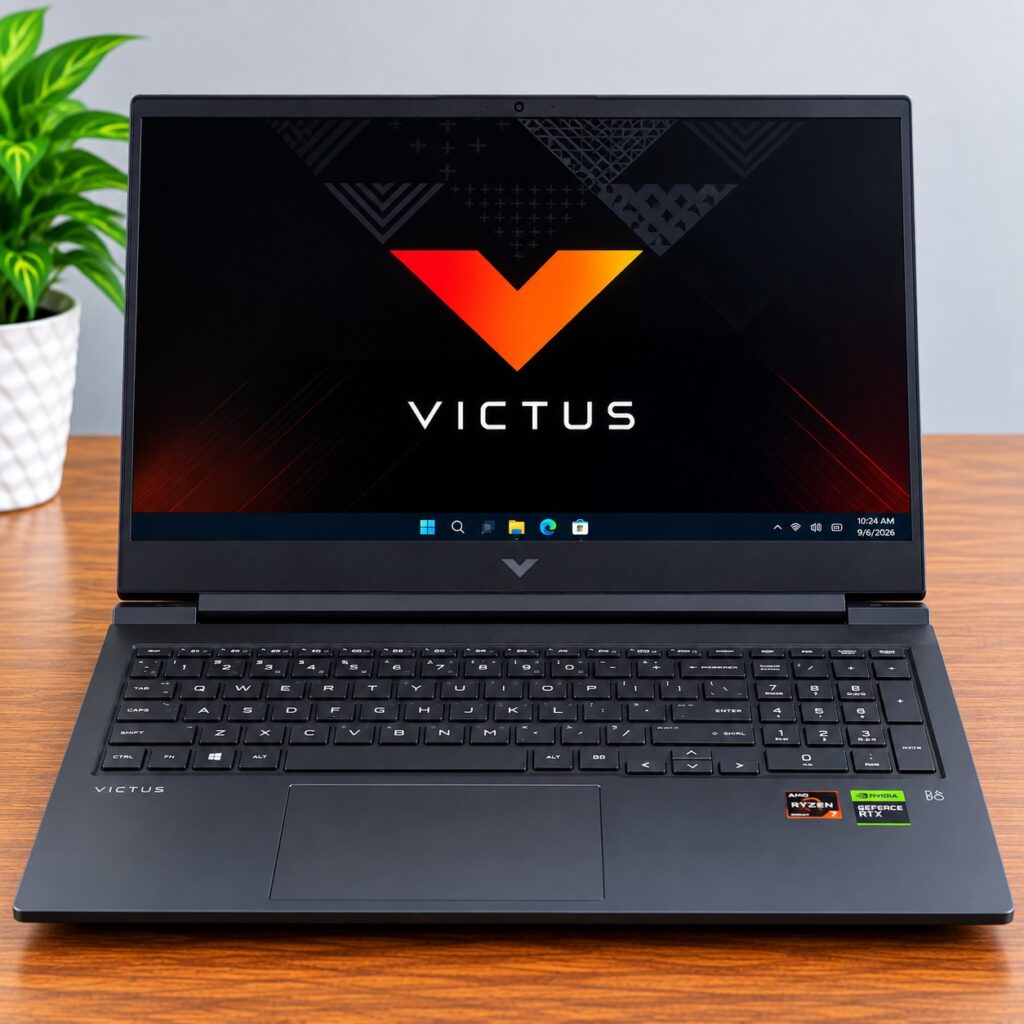 HP Victus 15 Gaming Laptop | AMD Ryzen 7 | 16GB DDR5 RAM | 512GB Gen4 NVMe SSD | NVIDIA GeForce RTX 3050 6GB | 15.6-Inch FHD 144Hz