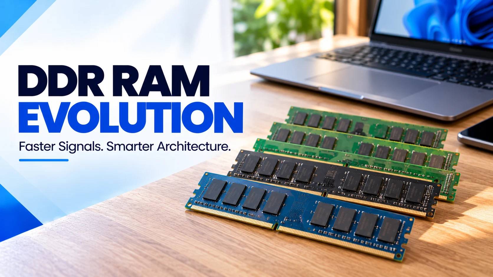 DDR RAM evolution from DDR1 to DDR5 – Fahavi Computers