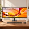 LG 34U640B-B 34" UltraWide WQHD 144Hz USB-C Curved Monitor (New) image 3