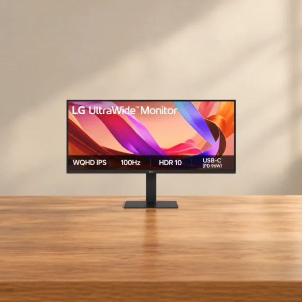 LG UltraWide 34U650A-B 34" WQHD IPS 100Hz Curved USB-C 96W Monitor (New)