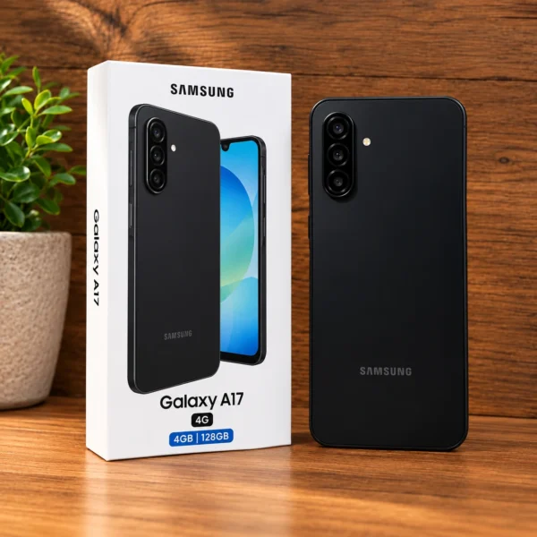 Samsung Galaxy A17 4G (4GB/128GB) Black – 4GB RAM, 128GB (New)